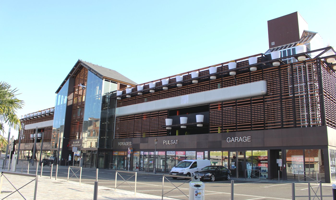 La halle Brauhauban vue de l'extérieur